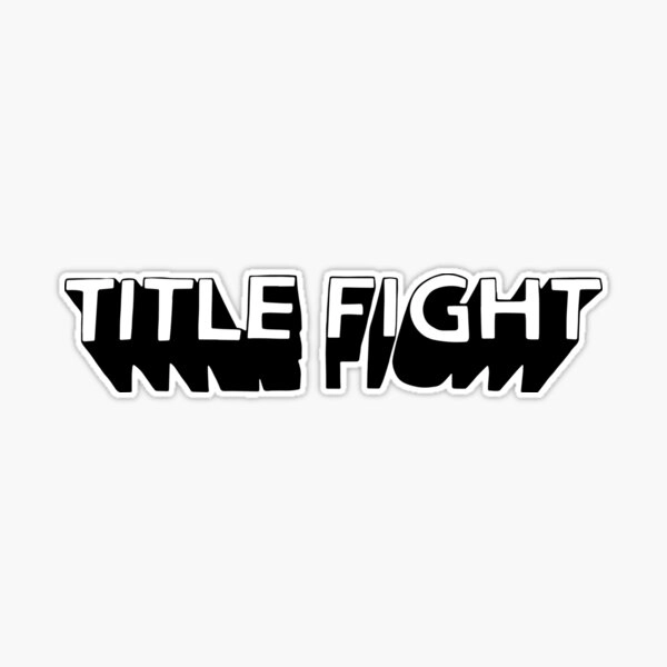 title fight Sticker