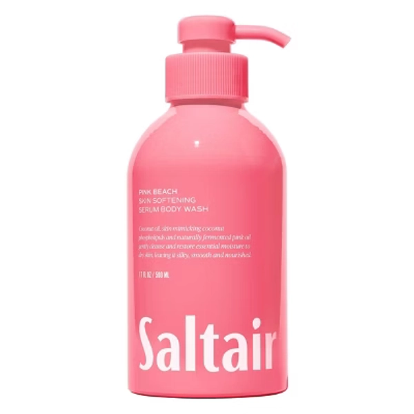 Saltair Pink Beach Serum Body Wash - Coconut Scent - 17 fl oz: Basic Cleansing, Whole Body, Gel, Pump Bottle