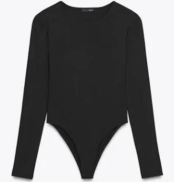 Zara Basic Polyamide Bodysuit