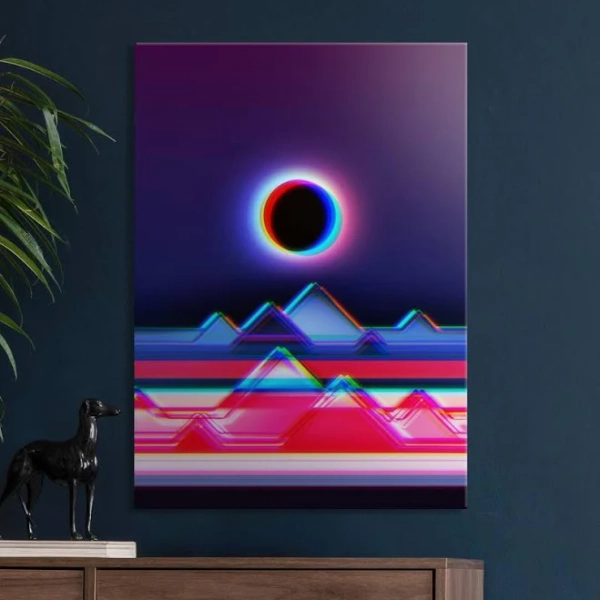 Displate Metal Poster "Another World..." - Cosmos - Magnetic Poster - Gift Idea