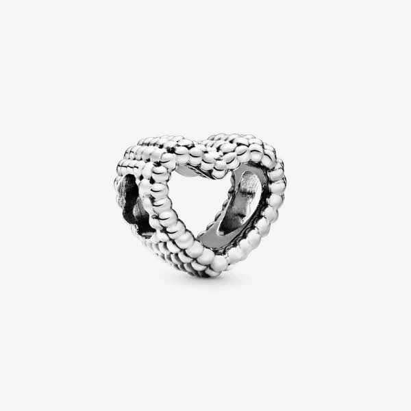 Pandora Ladies' Beaded Heart Charm
