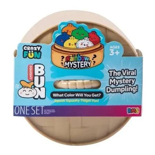 Crazy Fun Rainbow Mystery Squishy Bun Dumpling