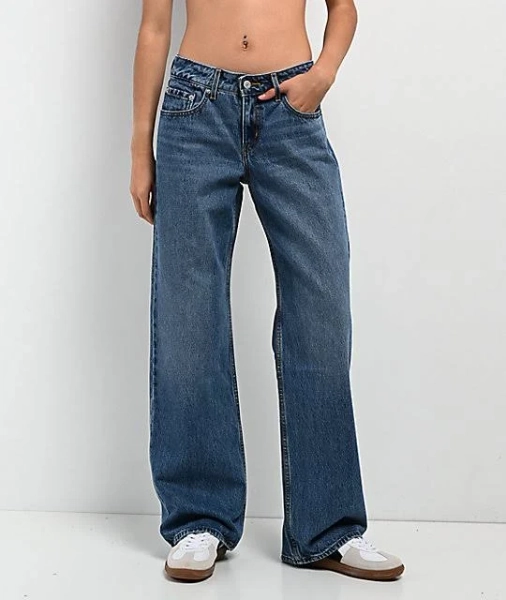 Levi's Low Loose Straight Leg Jeans