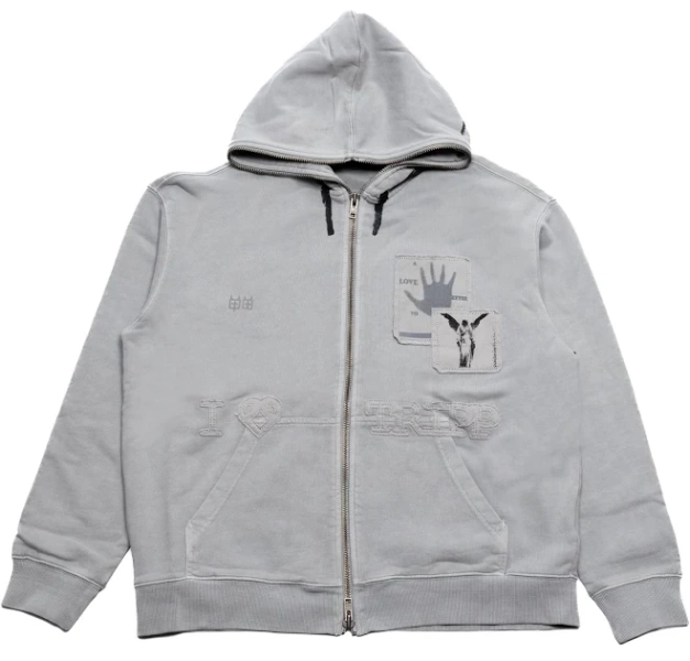 Ksubi x Trippie Redd Love Tripp Biggie Zip Thru Hoodie L