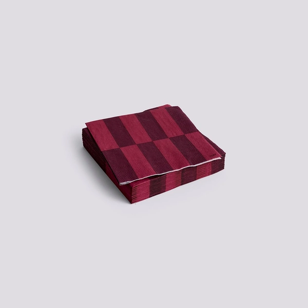 Pattern Napkins-Set of 20 Cocktail-Bordeaux and wine