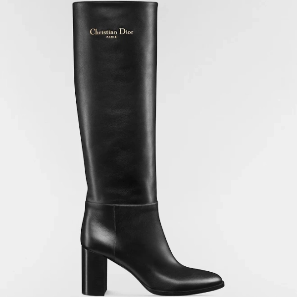 Dior Women's D-town Heeled Supple Calfskin Boots