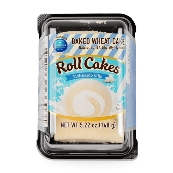 Monteur Hokkaido Soft Roll Cake 5pcs, Frozen 5.5 oz