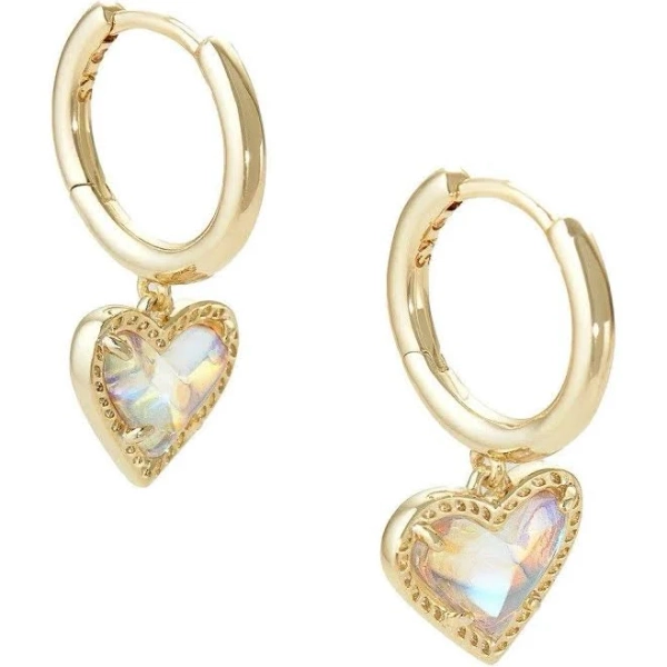 Kendra Scott Ari Heart Huggie Earrings