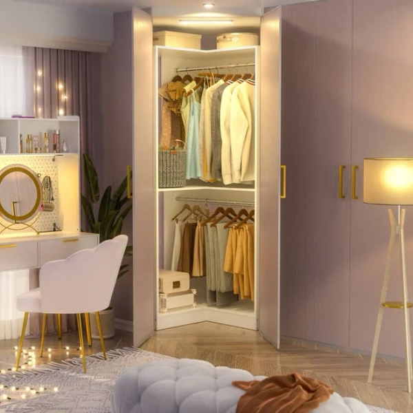 Rebrilliant Navada 32'' Corner Closet System