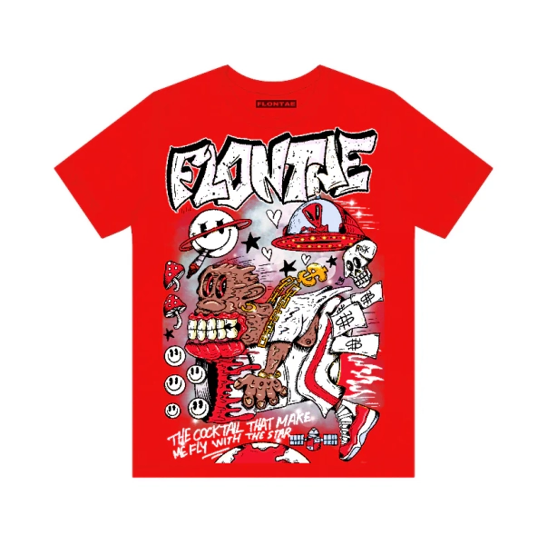 Cherry 11s Flontae T-Shirt I Believe Graphic