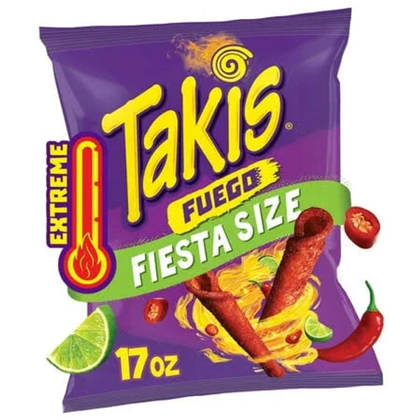Takis Fuego Fiesta Size Rolled Tortilla Chips