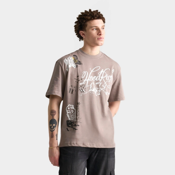 Men's Hoodrich Doodles Graphic T-Shirt - Size S
