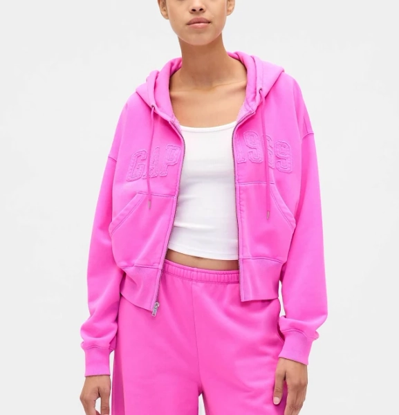 Gap Women's Vintagesoft Wedge Zip Hoodie
