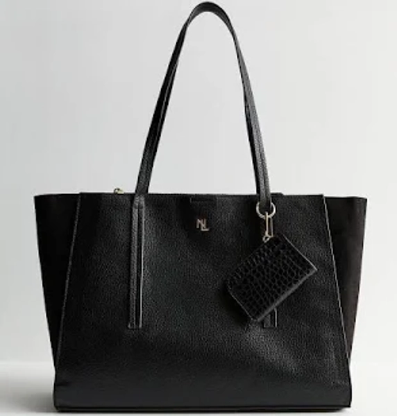 New Look Double Compartment Tote Bag