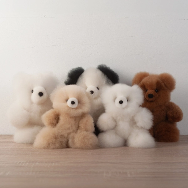 Teddy Bear made with Alpaca Fur, Perfect Cuddle Companion