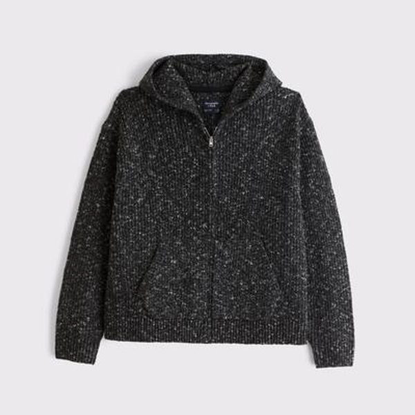 Full-Zip Hooded Sweater