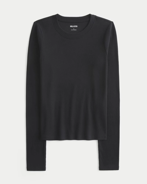 Long-Sleeve Crew Baby Tee