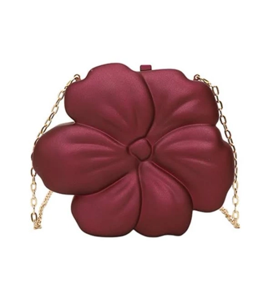 UOOZEE Official Chains Flower Crossbody Bag