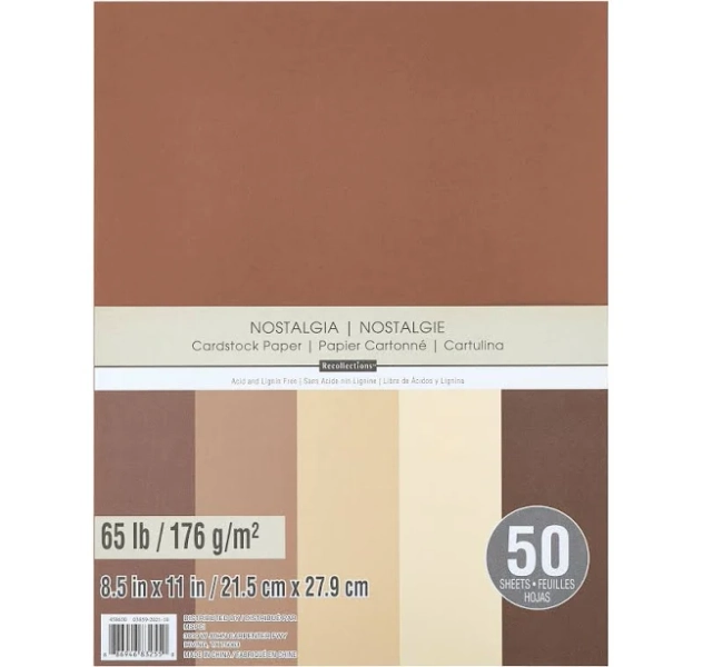 Recollections Nostalgia Cardstock Paper
