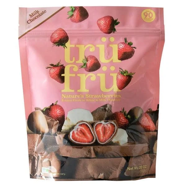 Tru Fru Nature's Strawberries Milk Chocolate 20 Ounces