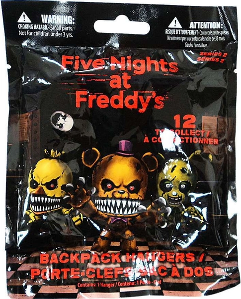 Five Nights At Freddy's Series 2 Backpack Keychain One Random Blind Box Mini Figurine - Walmart.com