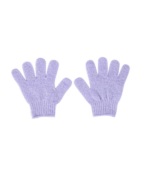 OXX Bodycare 2 Piece Exfoliating Gloves - Lilac - One Size