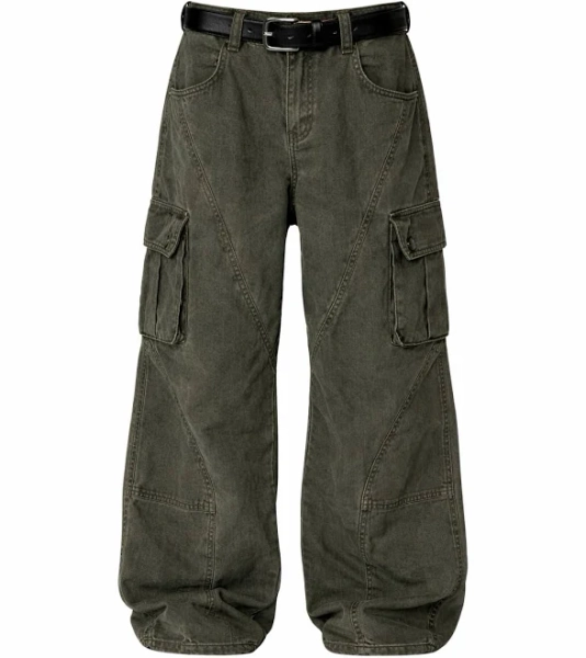 Goblincore Washed Cargo Denim