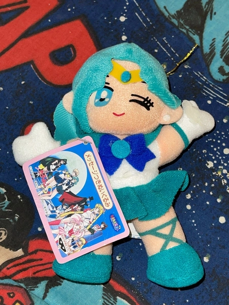 NEPTUNE A262 Sailor Moon Banpresto 1995 Plush 6.5" Stuffed Toy Doll Japan