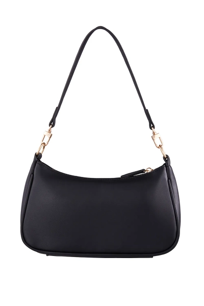 Versatile PU Leather Shoulder Bag with 2 Removable Straps