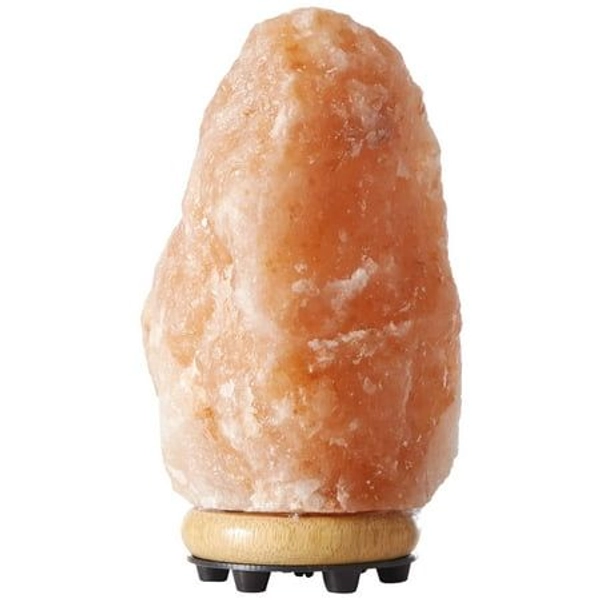 Himalayan Shop Natural Pink Real Rock Salt Lamp, Small, 4-5.5 lbs, Size:5.31" Large x 4.06" W x 3.86" H | Salt lamps living rooms, Crystal therapy, Crystal salt lamp with remote