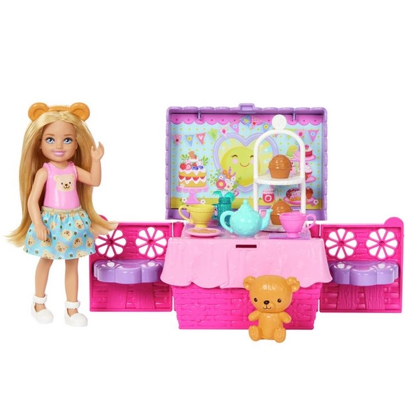 Buy Barbie Club Chelsea Pop-Up Tea Party Doll & Playset | Dolls | Argos