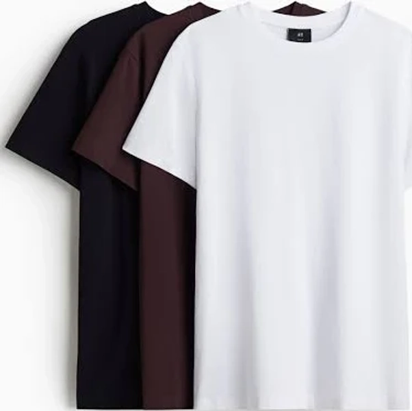 H&M Men's 3-Pack Slim Fit T-shirts