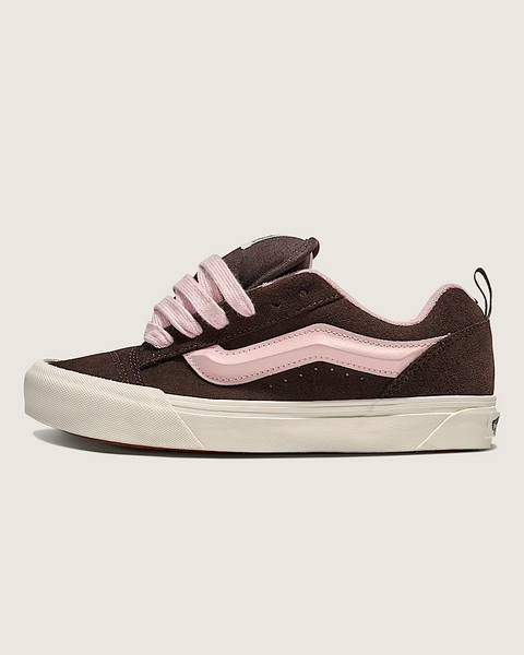 Knu Skool Shoe in Brown / Sepia Rose Pink | Vans