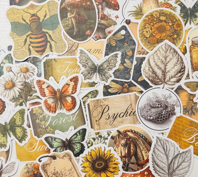 Coquette Garden, Forest Stickers Pack of 10, 20 or 50 for Planners, Decorations, Rewards, Party Supplies, Gifts and More!