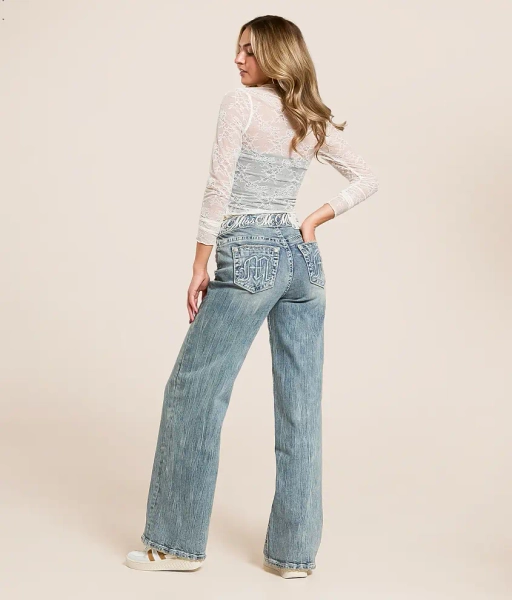 23 V157 High Rise Wide Leg Stretch Jean