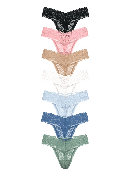 7-Pack Lacie Thong Panties