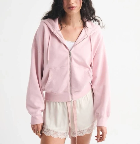 Abercrombie & Fitch Women's Sunday Hooded Full-Zip