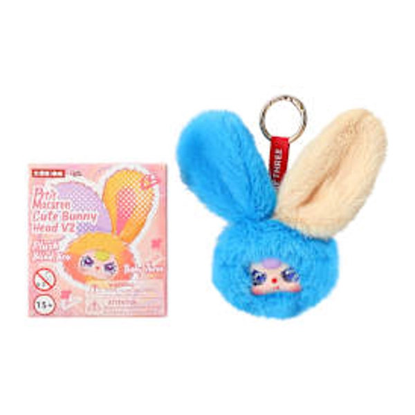 Baby Three Petit Macaron Cute Bunny Head V2 Plush Blind Box
