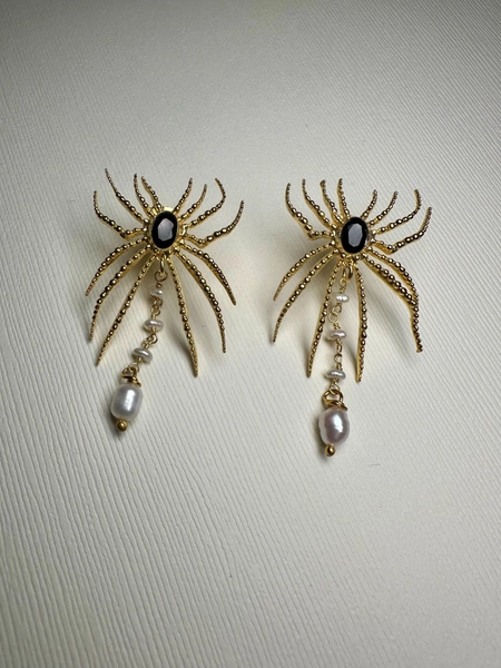 GOTHIC SPIDER Earrings - Inspired by H.R. Giger - Etsy