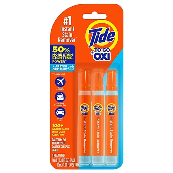 Tide To Go Instannt Stain Remover Pens - 3 Ct. - 3 CT