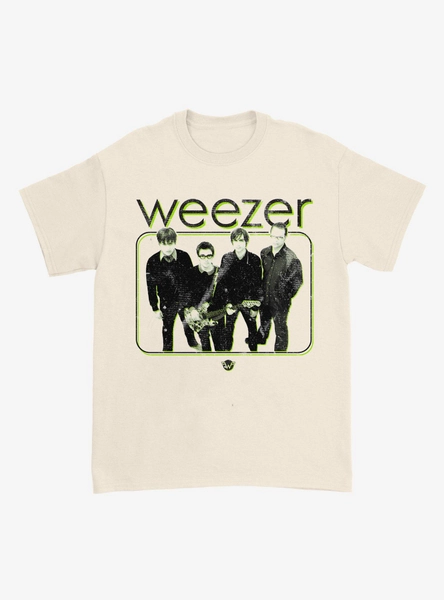 Weezer Green Framed Portrait T-Shirt