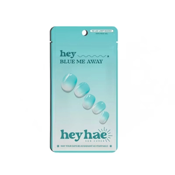 Heyhae Gel Nail Wrap - Hey Blue Me Away - 28pc