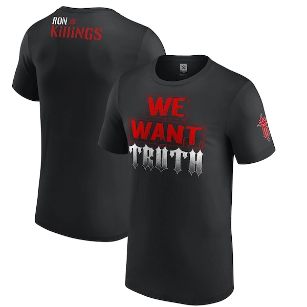 WWE Ron Killings We Want Truth T-Shirt - Mens