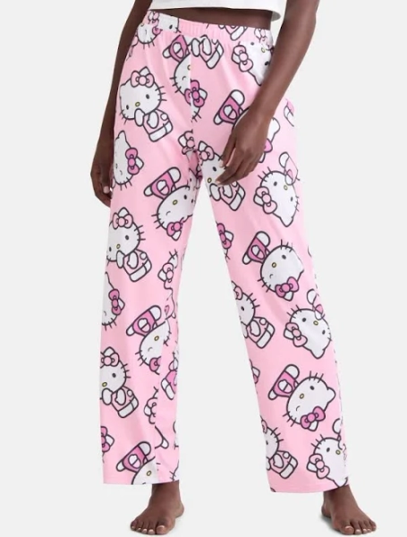 Sanrio Women's Hello Kitty Print Pajama Pants