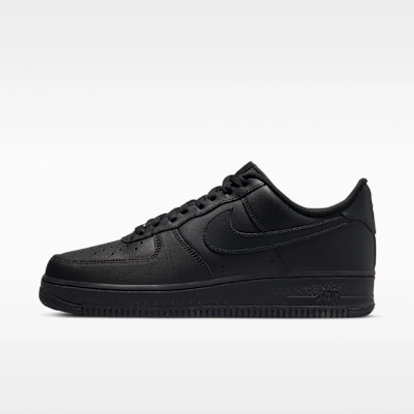 Nike Air Force 1 '07 Men's Shoes - Black/Black - Size 6