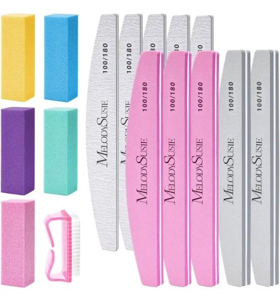 Professional Nail Files and Buffers 16Pcs Kit