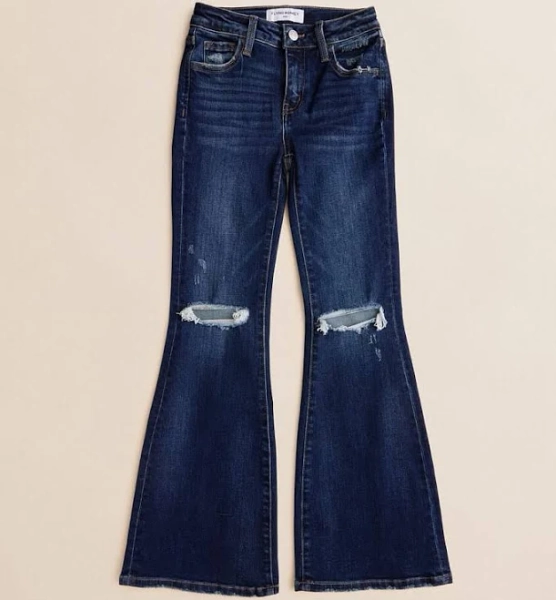 Flying Monkey Girl's High Rise Flare Stretch Jeans