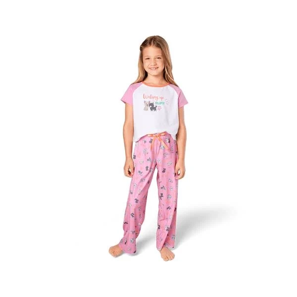 American Girl Waking Up Is Ruff PJs