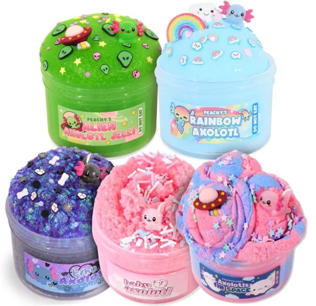 Peachybbies Axolotl Slime Bundle