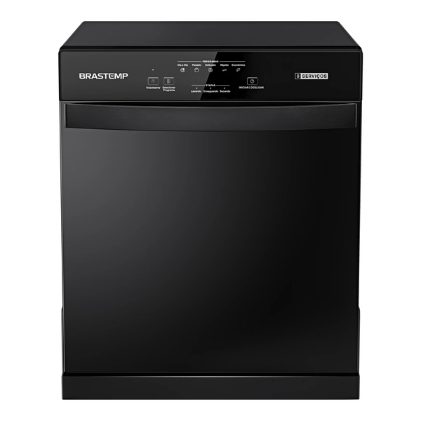 Lava Louças Brastemp 8 Serviços Preta - BLF08AE